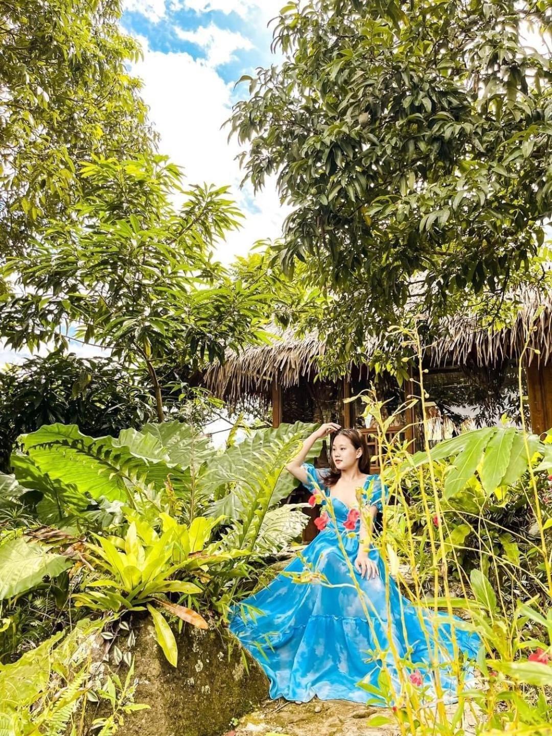 Pu Luong Cuisine Garden Homestay Lang Bang Eksteriør billede