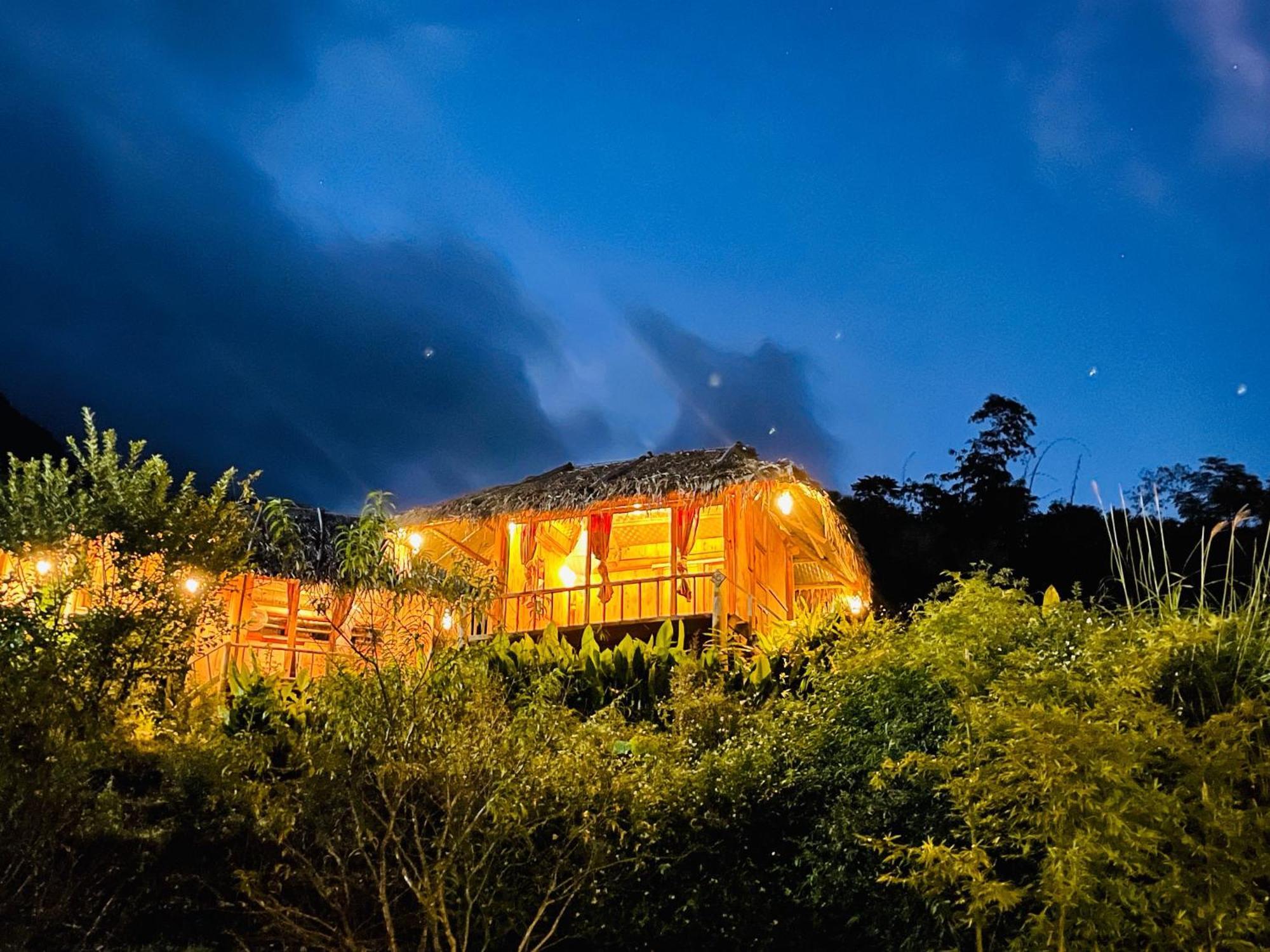 Pu Luong Cuisine Garden Homestay Lang Bang Eksteriør billede